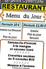 Argelès Cybercafé menu