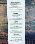 Paradiso menu