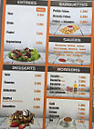 Topkapi Kebab menu