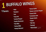 Wings 21 menu