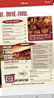 Rib Shack menu