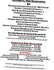 Oxford Grillehouse menu