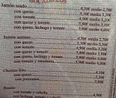 Breadouro menu