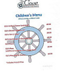 The Cove And Marina menu