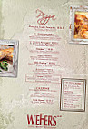 Wefers Bistro menu