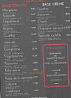 La Terrasse menu