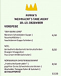 Pippin die kleine Gastronomie menu