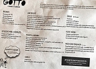 Gotto Trattoria menu