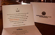 Raspoutine Social Club menu