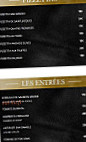 M Georges Paris menu