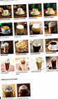 Starbucks Coffee menu