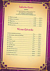 Restaurant Ganesha menu