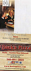 Buck's Pizza menu