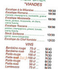 Pizza Pazza menu