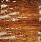 Sushi Fumi menu