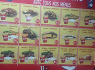 Mc Doner menu