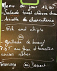 Le Fleming menu