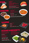 Sushi One menu