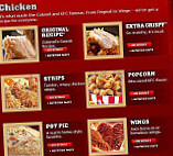 Kfc Kentucky Fried Chicken menu