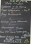 La Terrasse menu