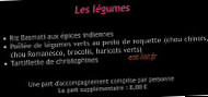 Le Traiteur Gourmet menu