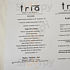 Tria menu