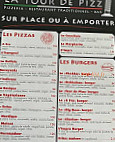 La Tour De Pizz menu