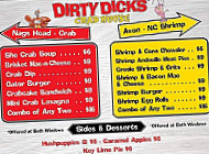 Dirty Dick's Crab House menu