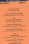 Chez Olympe menu