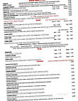 Sebastianos Pizzeria menu