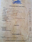 El Greco menu