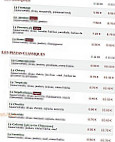 Le Kiosque à Pizzas menu