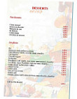 Le Petit Prince menu