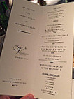 Vendôme menu