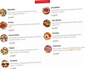 Delivery Pizza menu