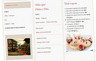 Auberge du Parc menu