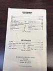 Sharons Country Diner menu