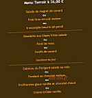 Le Coligny menu