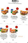 Mythic Burger menu