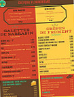 Crêperie Florimontane menu