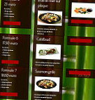 Le Sake menu