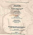 Le Bistrot d'Auguste menu