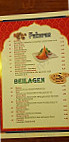 Indian Kitchen menu