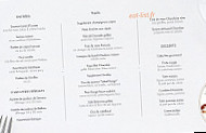 Le Bistro d'Edouard menu