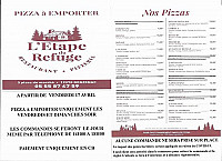 L'etape menu