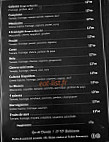 Le Village menu