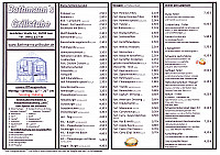 Bathmanns-grillstube menu