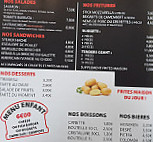 A Casa Food menu