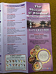 The Blossoms Of Windsor menu