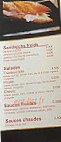 Lmc' Frites menu